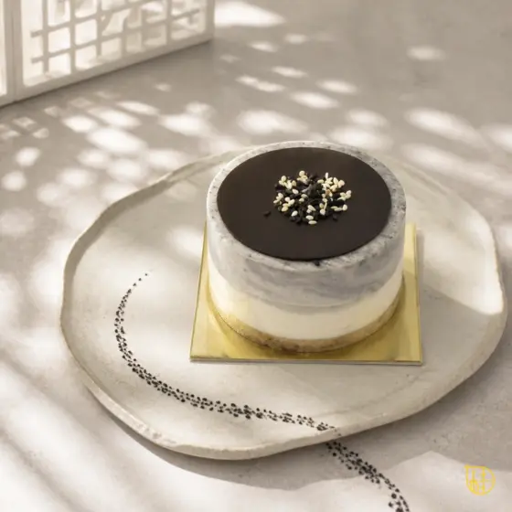 Cheesecake au sésame