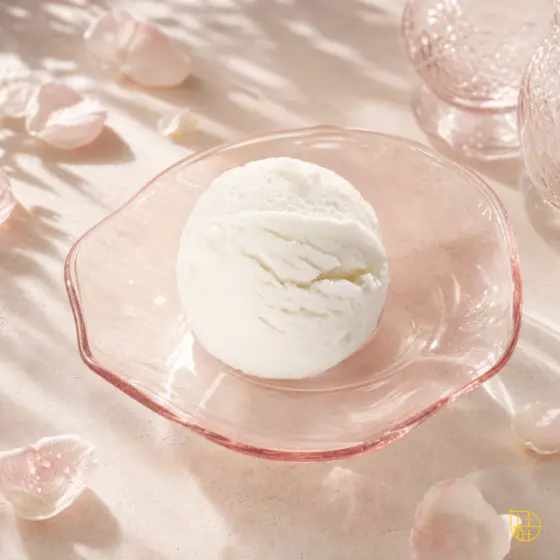Glace litchi & rose 1/2 litre