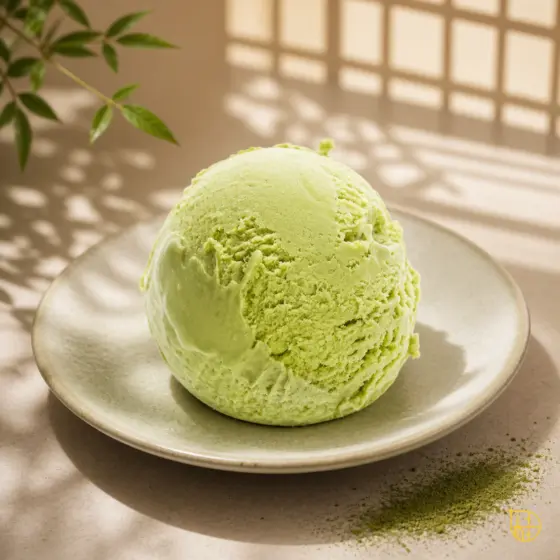 Glace matcha