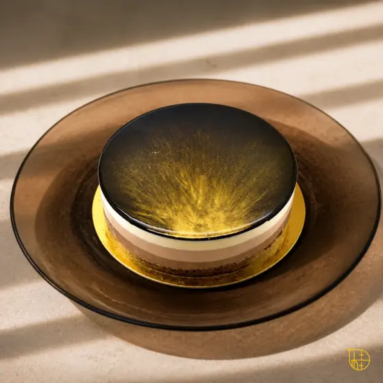 Grand bavarois aux 3 chocolats