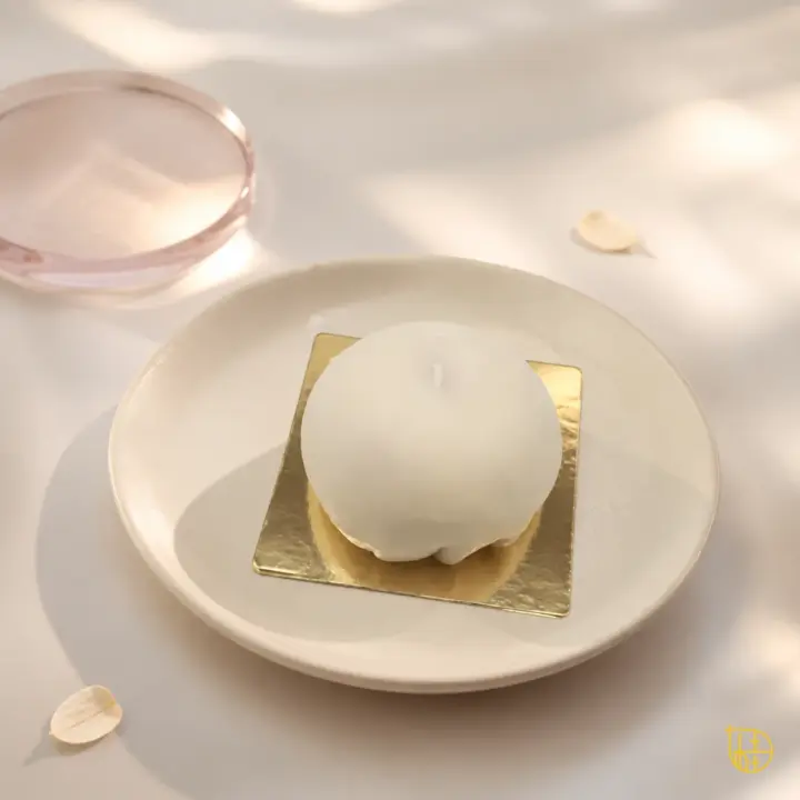 Mochi à la vanille et fraise